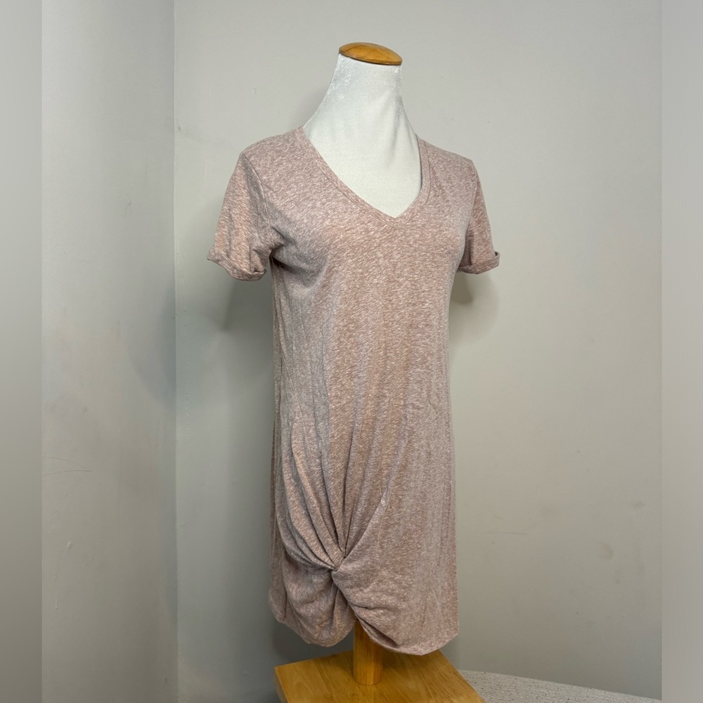 Z SUPPLY knotted hemline t-shirt dress